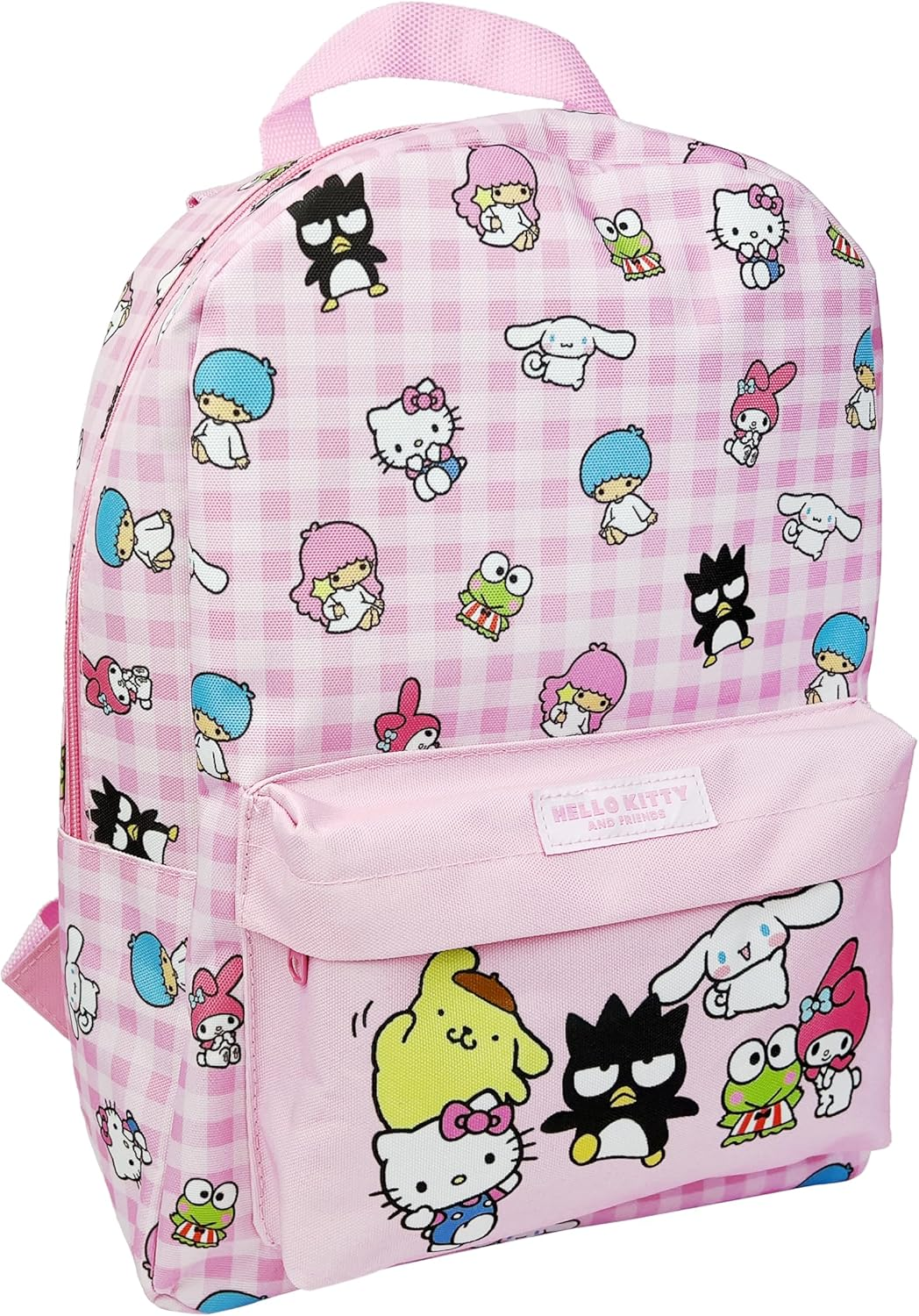 Blueprint Collections Hello Kitty Backpack | 36 X 26Cm Back to School Bag | Hello Kitty Rucksack | Kawaii Backpack | Cute Backpack | Hello Kitty Gifts | Hello Kitty Stationery, Multicolor, M image number 1