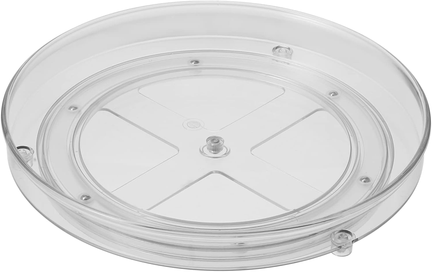 Beavorty Rotating Storage Rack for Kitchen and Vanity - Turntable Organizer for Makeup Skincare and Seasonings Easy Access round Spice and Cosmetic Holder image number 6