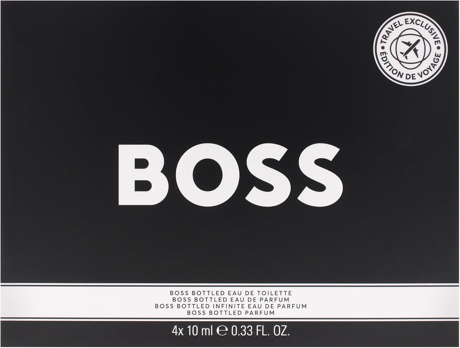 Boss Bottled by Hugo Boss for Men - 4 Pc Mini Gift Set 0.33Ozy, Infinite EDP Spray, 0.33Oz Bottled Parfum Spray image number 2