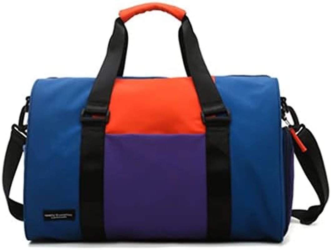 Ladies Sports Bag Travel Bag Diagonal Bag Suitcase Handbag Luggage Yoga Shoulder (Color : A, Size : 41 * 24 * 27Cm) image number 4