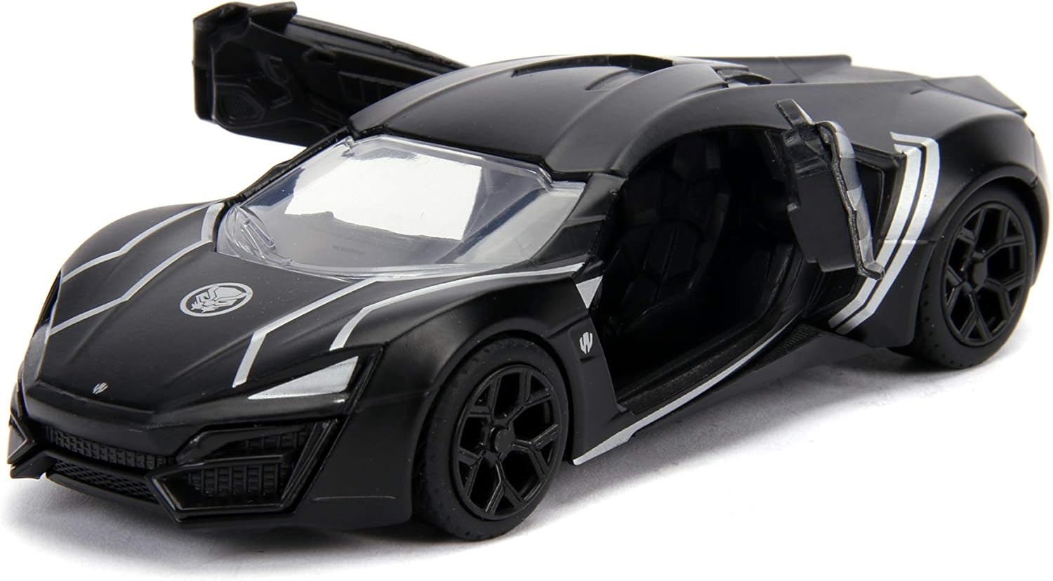 Jada Toys Metals Die-Cast Avengers W Motors Lykan Hypersport, 1:32 Scale Die-Cast Vehicle, Black