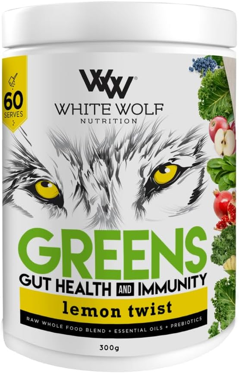 White Wolf Nutrition Greens - Lemon Twist 300G image number 1