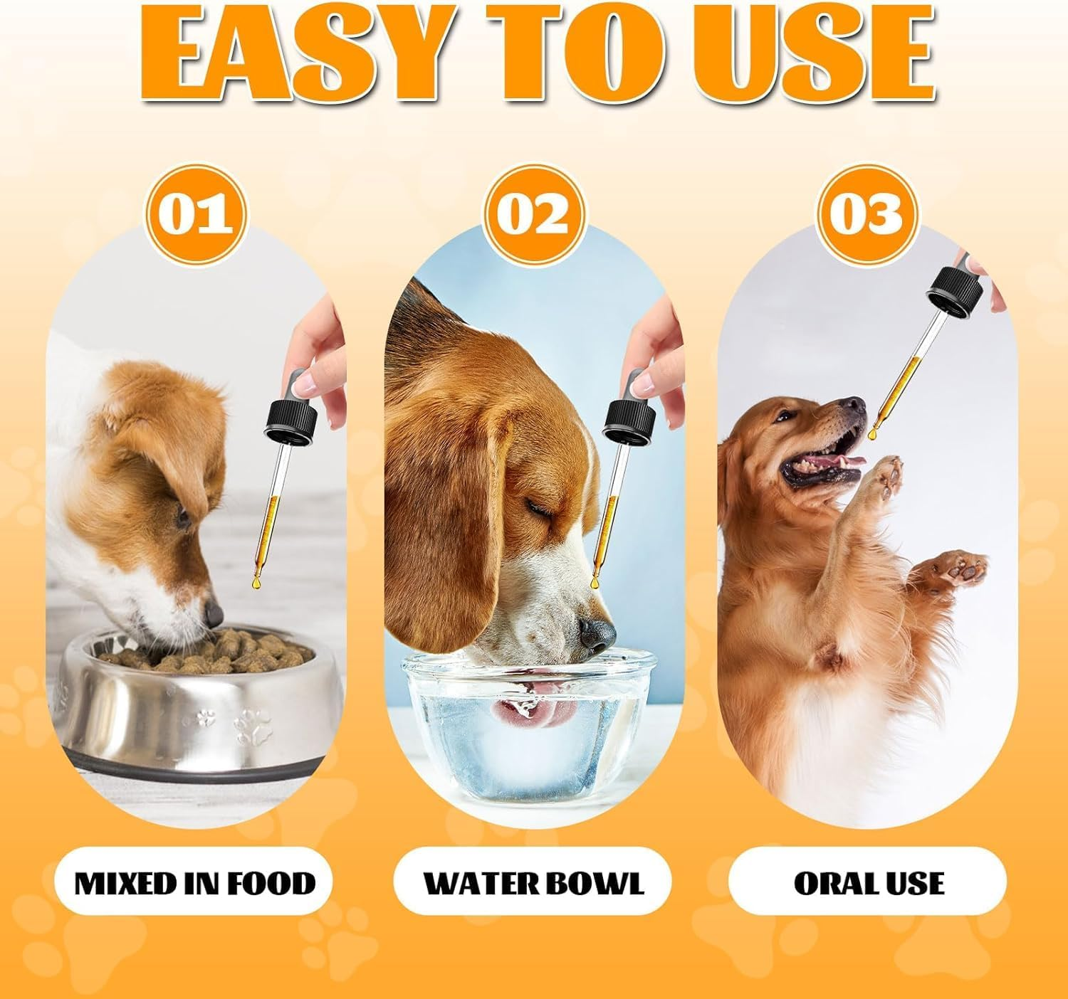 Liquid Collagen for Dogs with Biotin, MSM & Ginger - Supports Joint Health, Skin & Coat, Digestion & Immunity | Itch Relief & Shiny Coat Supplement | Easy-To-Use Drops (60Ml) image number 2