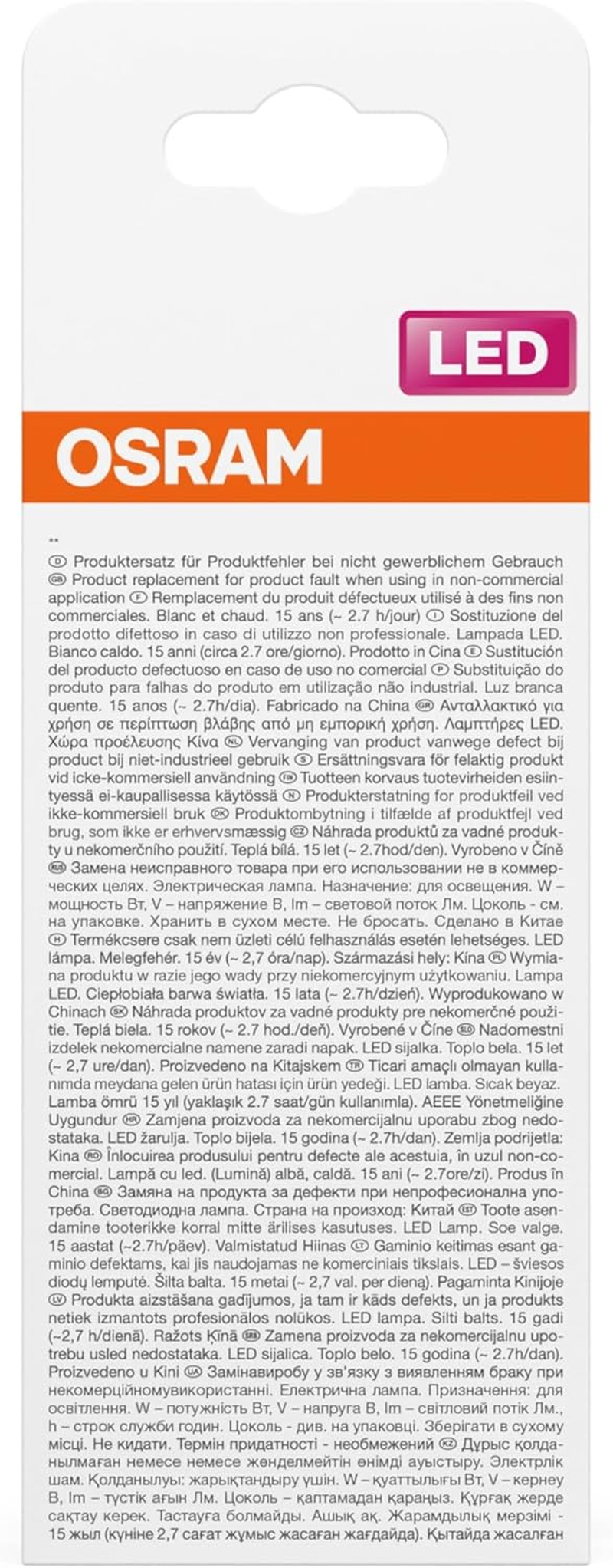 OSRAM LED Retrofit Classic ST 3.4 W 827 Clear E27 image number 1