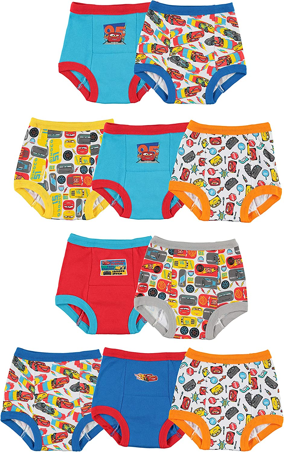 Disney Boys Cars 3Pk Training Pants & 4Pk Underwear