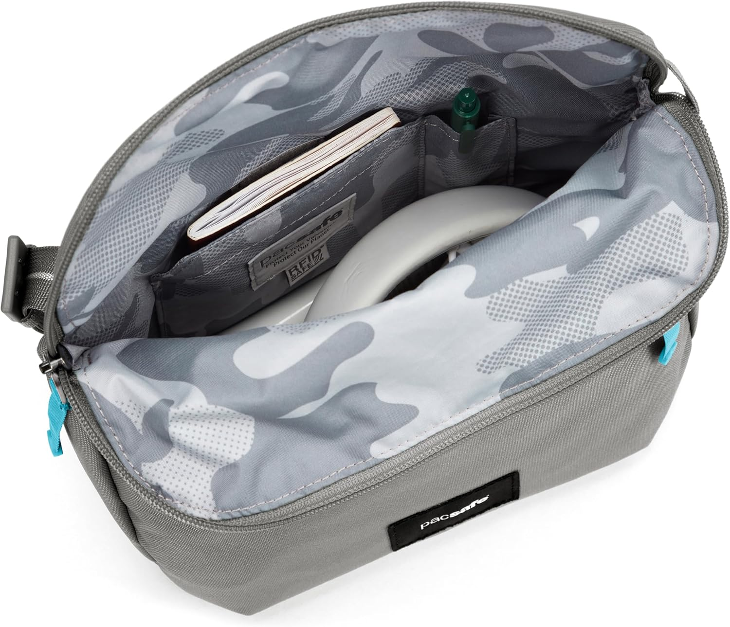 Pacsafe GO anti Theft Saddle Crossbody, Stone, One Size image number 3