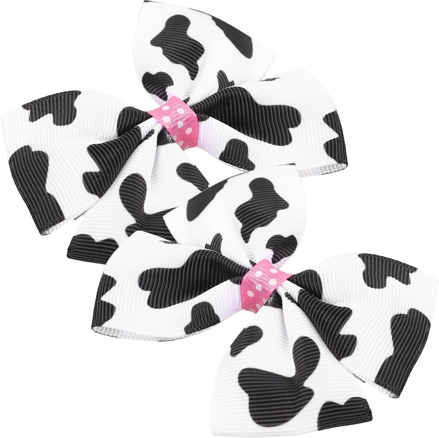 VALICLUD 2Pcs Bows Hair Clips for Girls Cute Barrettes Bowknot Design Accessories for Parties and Everyday Wear