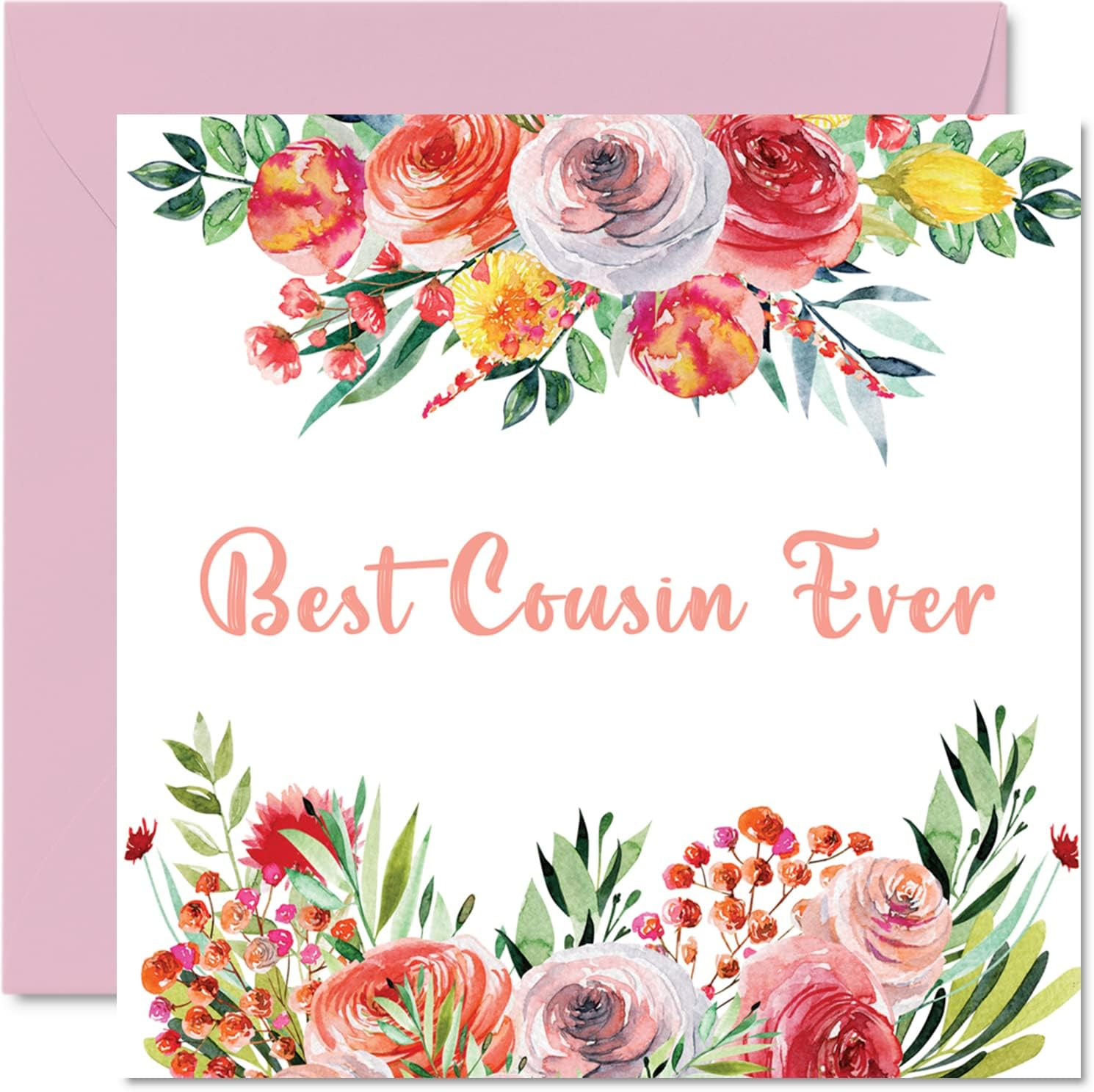Birthday Cards for Nanny - Best Nanny Ever - Beautful Happy Birthday Card for Nanny from Granddaughter Grandson, Nanny Birthday Gifts, 145Mm X 145Mm Mother'S Day Greeting Cards for Nana Nan Nannie