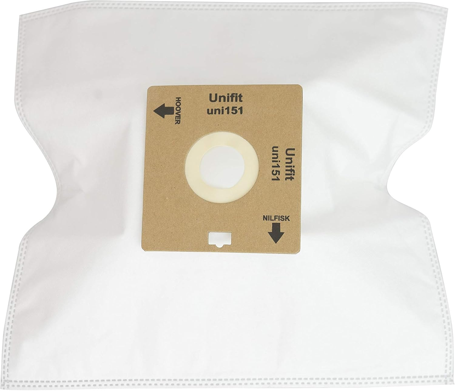 Unifit 151 Vacuum Bags 5Pk Twin Walled Paper Bag Heavy Duty Cardboard Collar image number 4