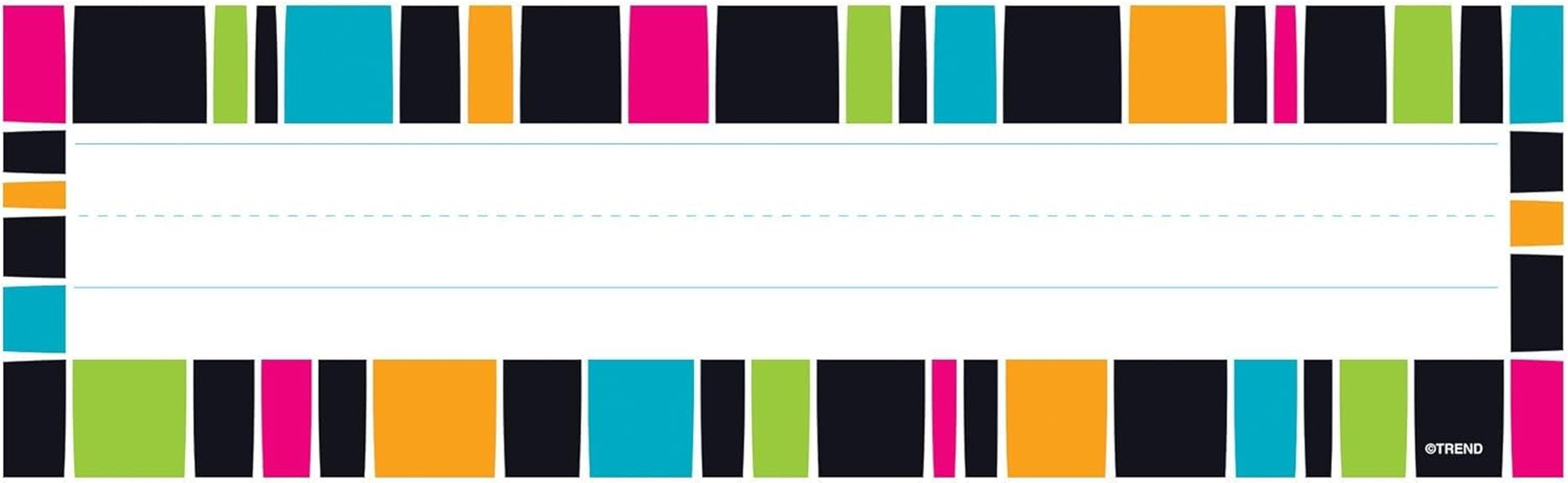 Trend Enterprises Discovering Dinosaurs Desk Toppers Name Plates (36 Piece), 2-7/8" X 9-1/2"