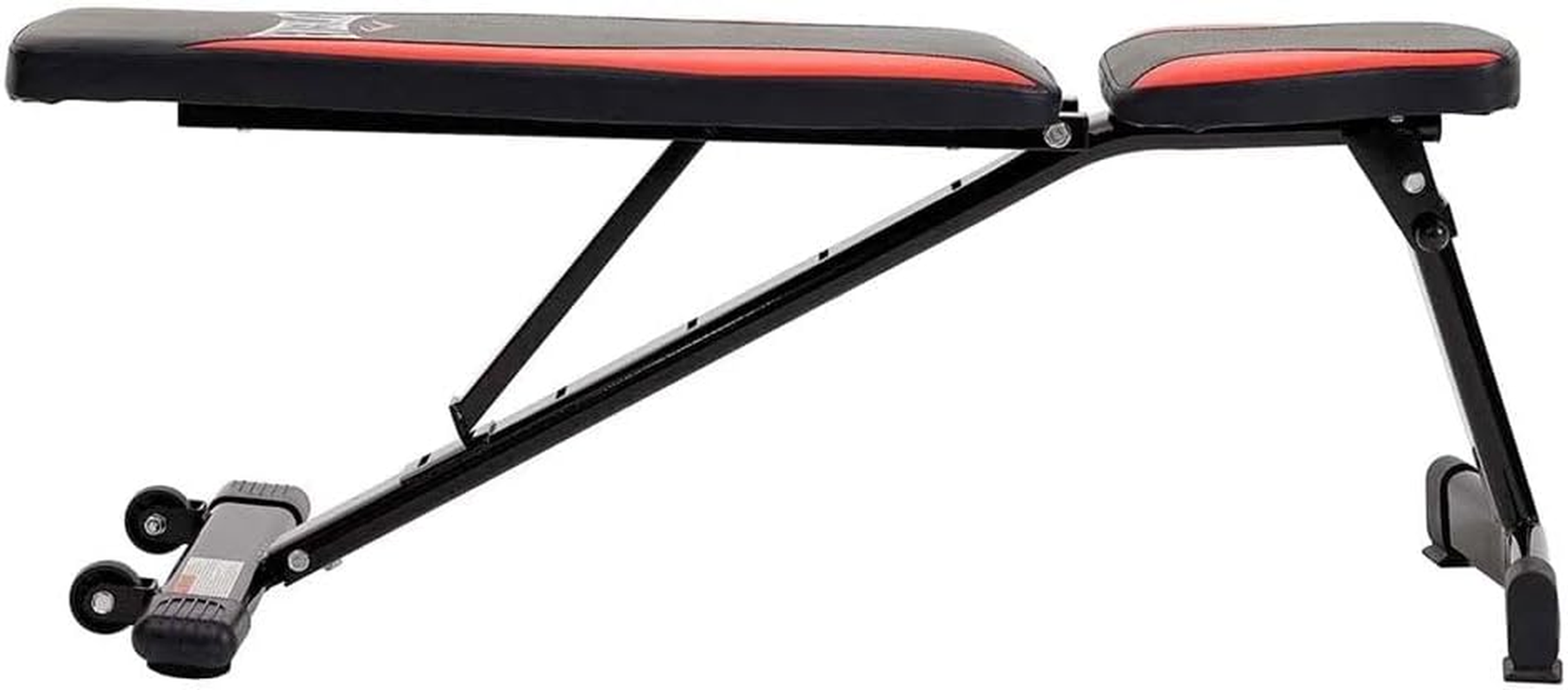 Everlast Adjustable Incline Bench, Black / Red image number 5