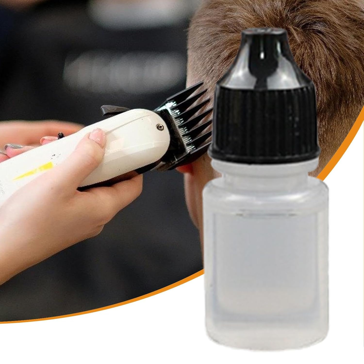 Hair Clipper Oil - Beard Oil 10-Bottle Pack | Hair Clipper Cutter Oil, Clipper Grease Reduces Heat and Friction for Clippers, Trimmers