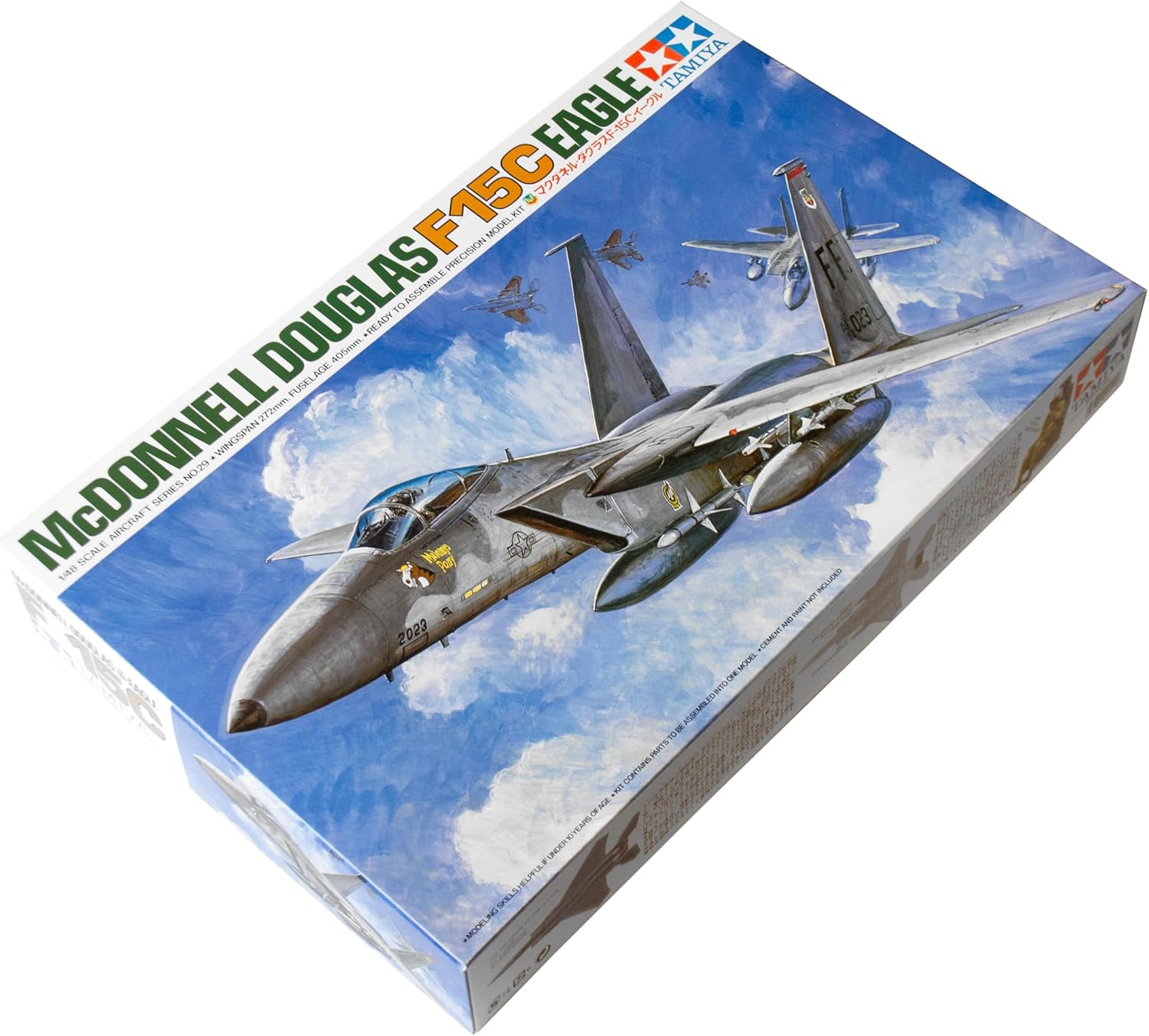 Tamiya 1:48 Scale Mcdonnell Douglas F-15C Eagle Model Kit image number 2