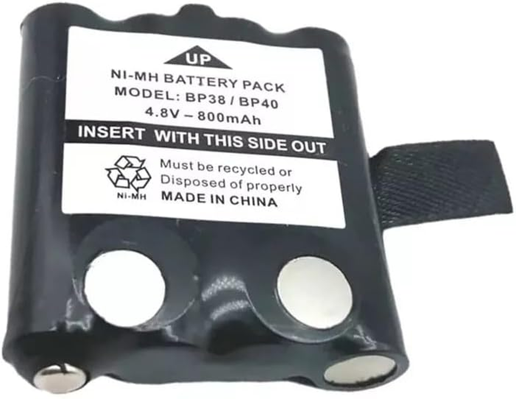 [2 Pack] TAVICE Replacement Battery Compatible with Uniden 2-Way Radio BP-38, BP-40, GMR, FRS, BT-537 image number 4