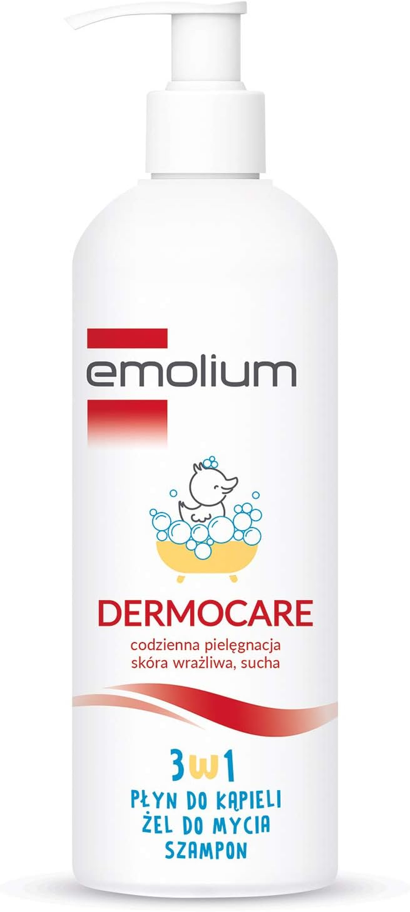 Emolium Dermocare 3-In-1 Fluid Wash Gel Shampoo 400 Ml