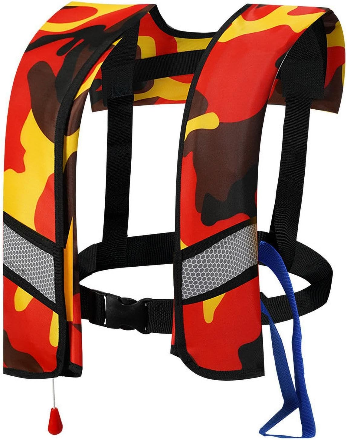 Life Vest Inflatable,Boating Life-Saving Vest Automatical Inflating - Women Men Buoyancy Aid to Water Sports Safety for Seaside Recreation, Cruise Ship