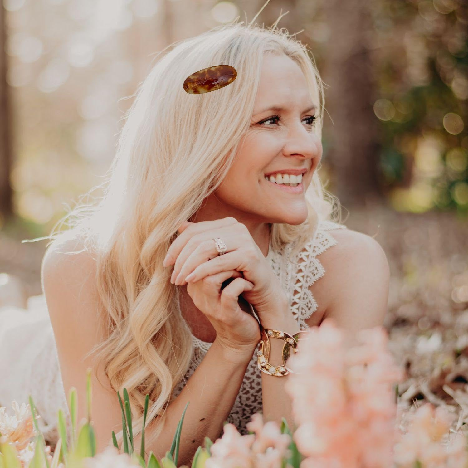 6 Pieces Hair Clips for Women, French Hair Clips for Women, Oval Hair Clips for Women, Fashion Decorative Hair Clips, Party Hair Clips for Girls