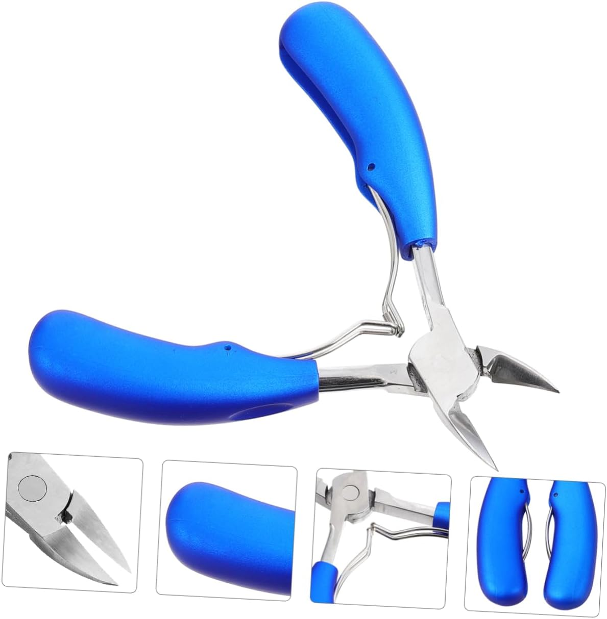 WEKADRIN 1Pc Grip Toenail Clippers Ergonomic Design for Thick Toe Nails Nail Cutter for Manicure and Pedicure for Seniors and Home Use image number 2