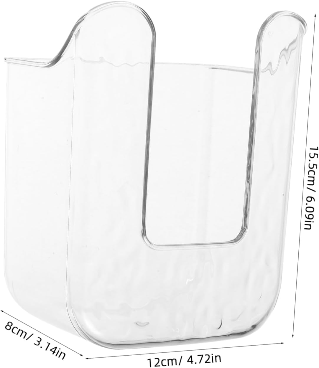 Alipis Toilet Paper Organizer Wall-Mounted Tissue Box Holder Wipes Container Bathroom Accessory