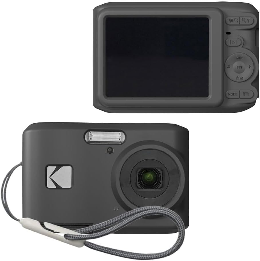 Tedubax Case for Kodak PIXPRO FZ45 Case, Soft Silicone Case for Kodak PIXPRO FZ45 - Anti-Scratch Slim Fit Lightweight Protective Case - Pink