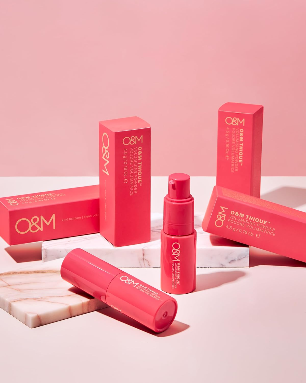 O&M Thique Volumising Powder - 4.5G - for All Hair Types -Clean from Sulfates, Parabens, Silicones, MIT, Phthalates, Triclosan, Propylene Glycol & Gluten, PETA Certified & Vegan, Australian Made, PCR Packaging image number 6