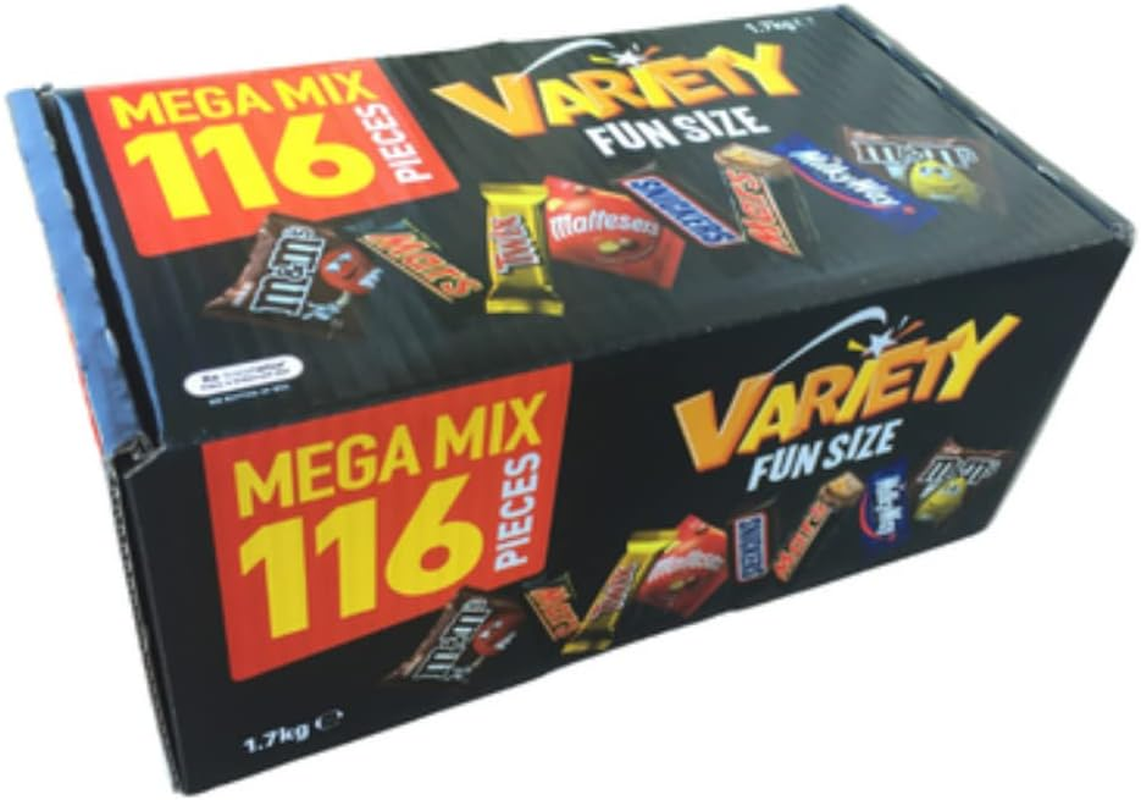 MARS VARIETY MIX BOX 116 PCS 1.7KG