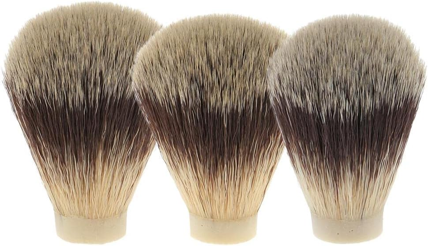 Eigell 8Pcs Soft Facial Shaving Brush Head Knots for Hair Brush Handle Hairdressing image number 1