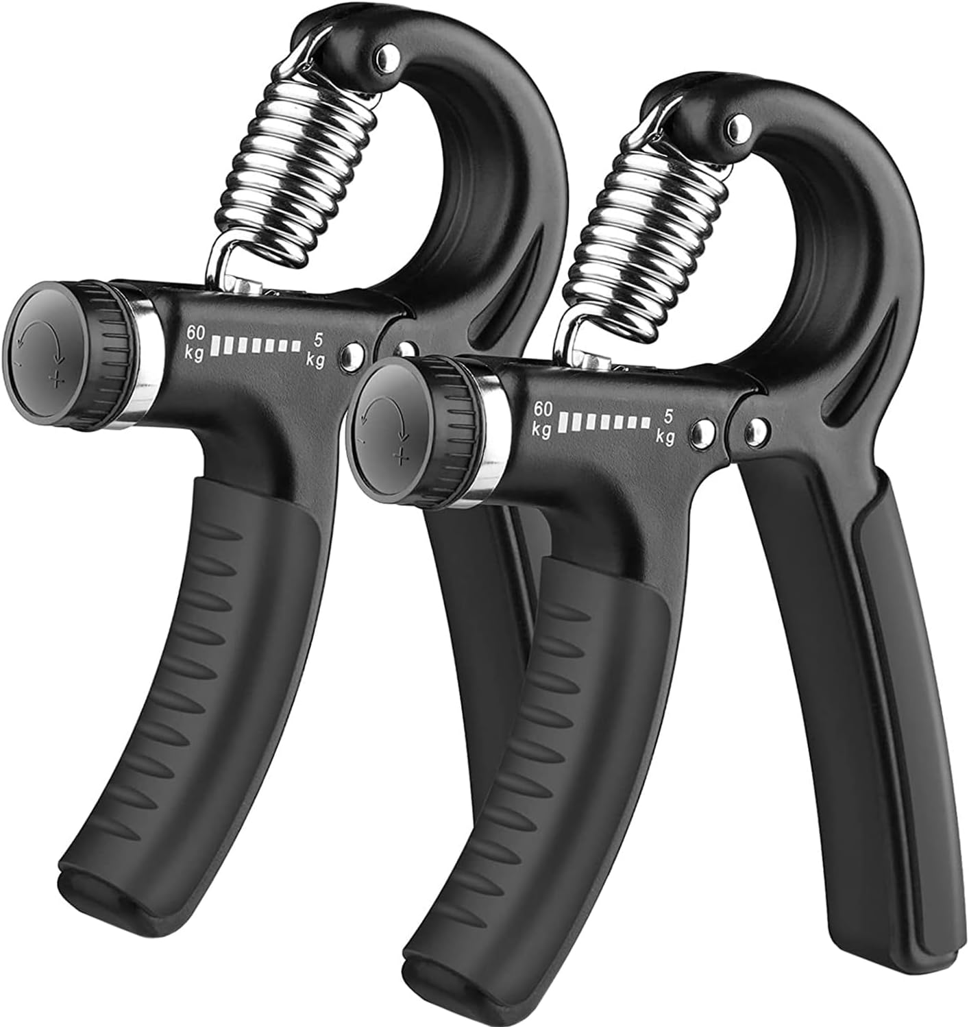 METEOR Hand Grip Strengtheners, Adjustable Gripster Trainer Set for Enhanced Grip Strength, Forearm Training, and Finger Flexibility (Black-Adjustable Grip Strenghtener) image number 3