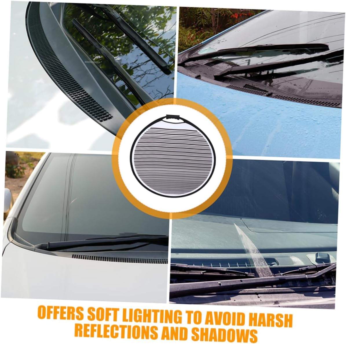 GANAZONO Portable Reflector Dent Repair Tool Striped Light Board for Automotive Hail Damage Lightweight Design for and Enhanced Reflection for Professionals image number 1