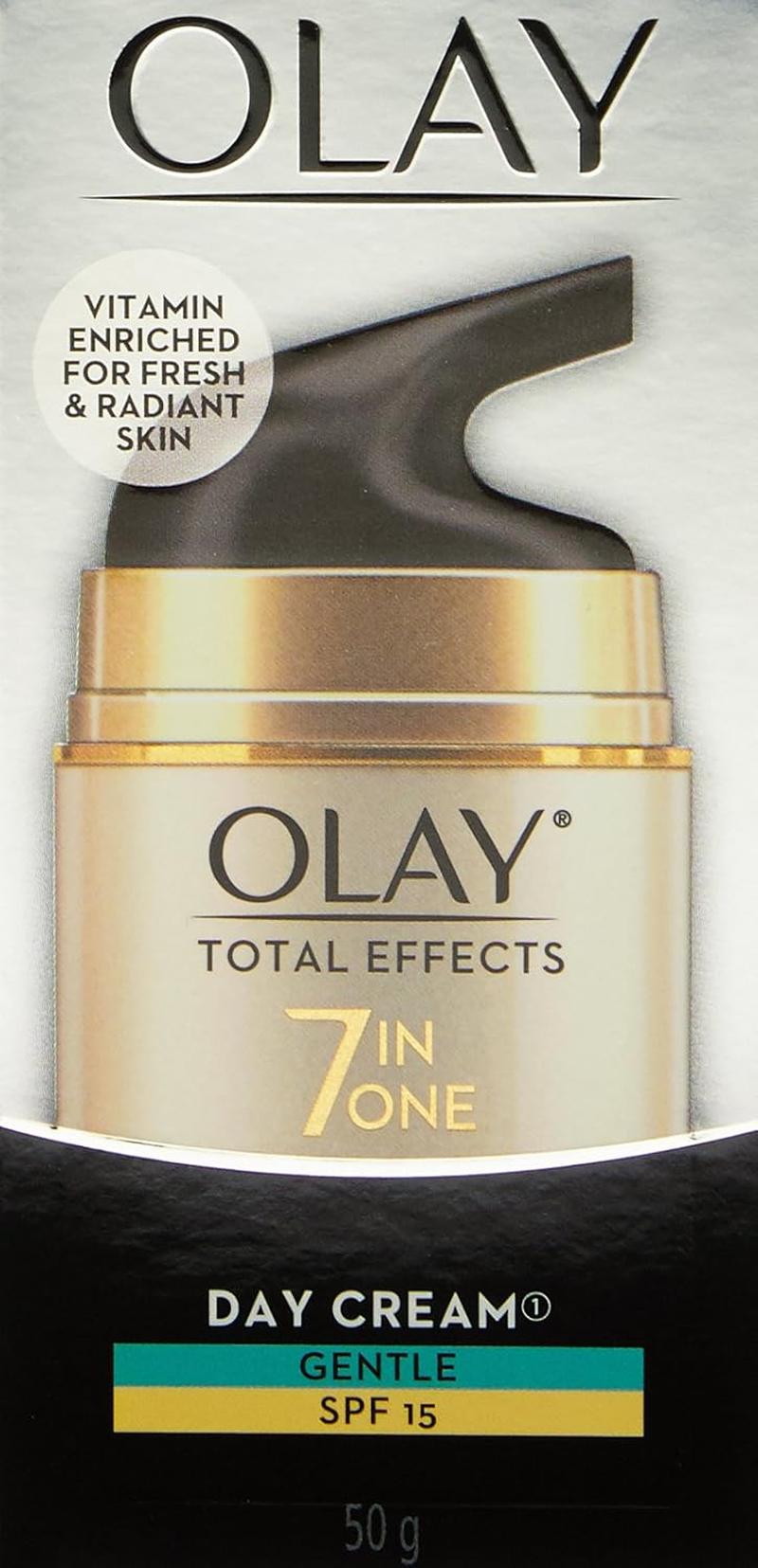 Olay Total Effects Face Cream Moisturiser Gentle SPF 15, 50G image number 4