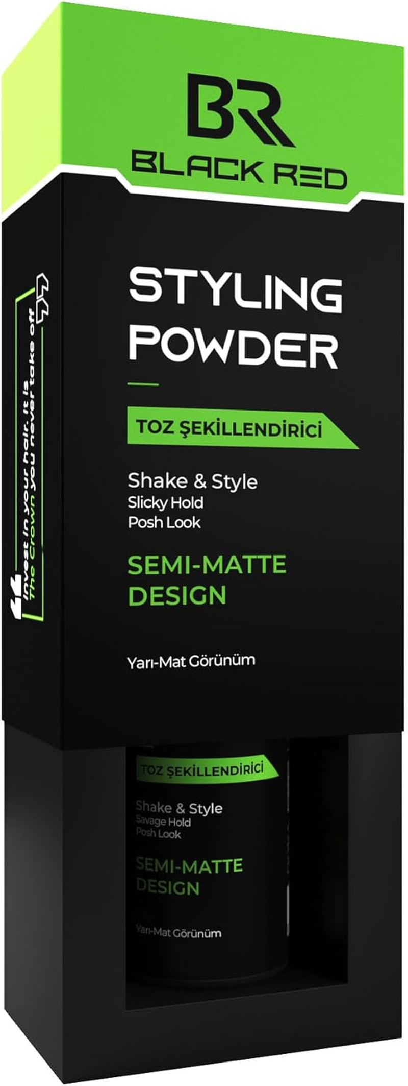 Black Red&reg; Texturising Hair Styling Powder, 20 Gr: Get Invisible Texture and Volume for a Natural, Semi-Matte Look with Our Special Formula for Men and Women image number 2
