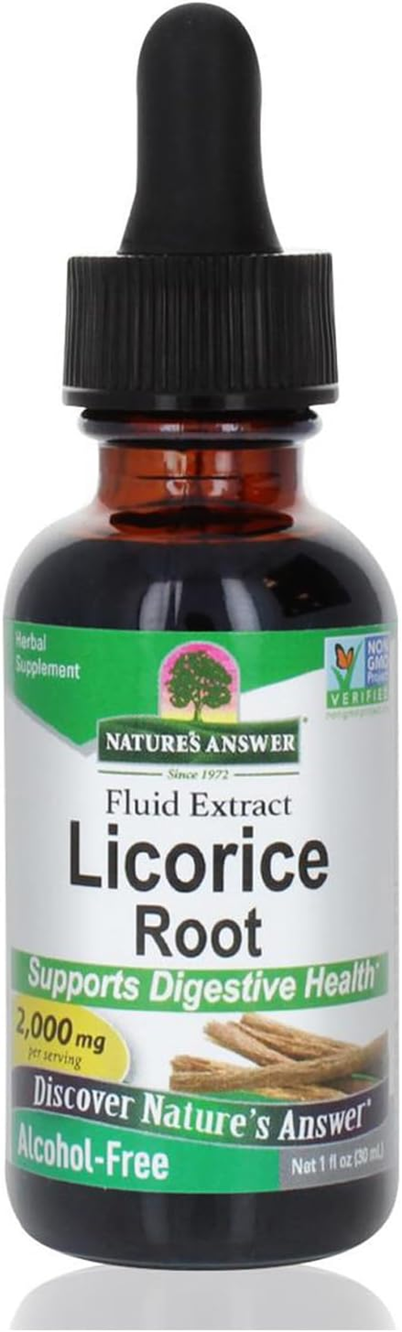 Nature'S Answer Alcohol-Free Licorice Root, 1-Fluid Ounce image number 1