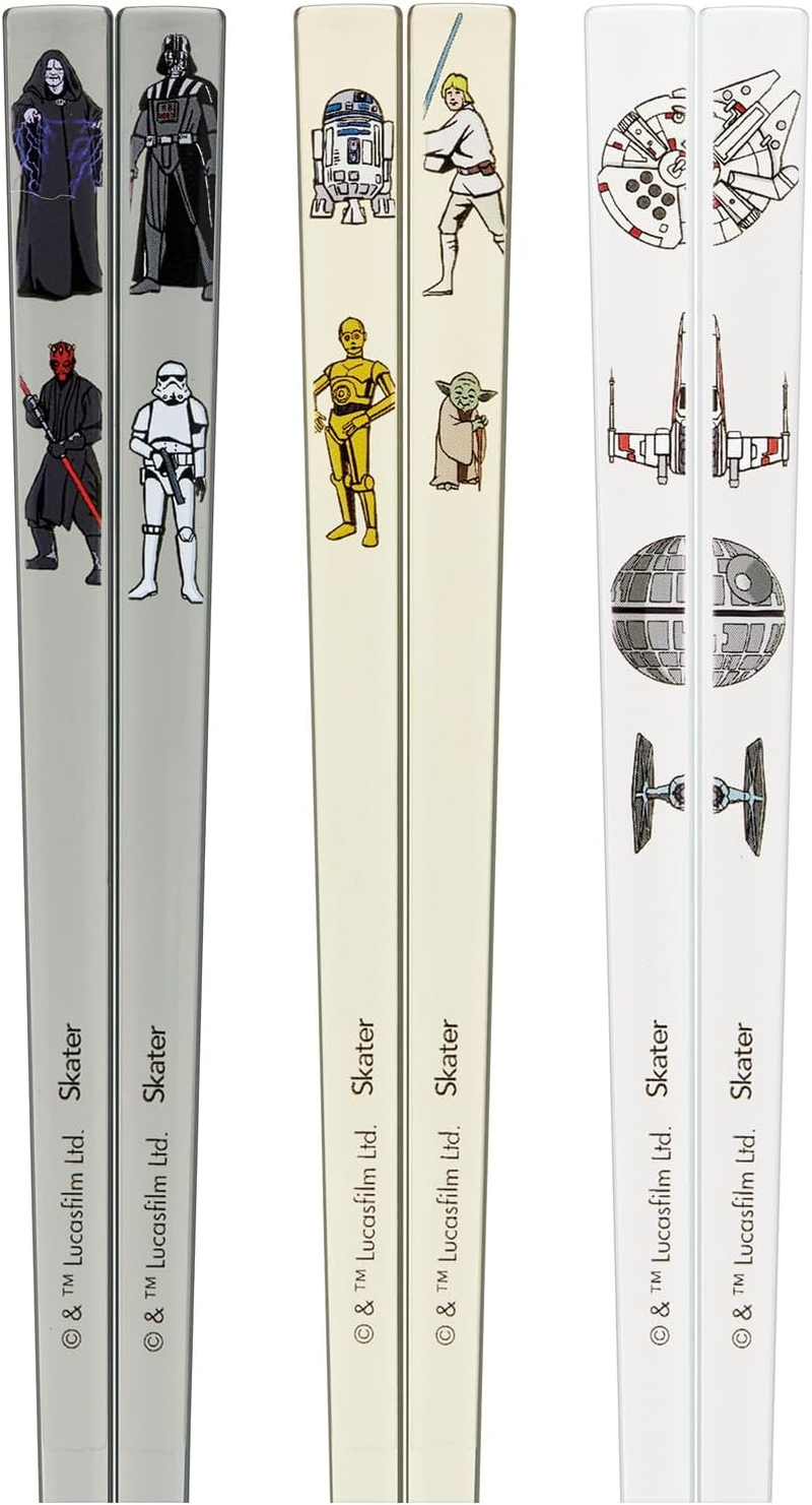 Skater AAC45T-A Acrylic Chopsticks 8.3 Inches (21 Cm) Dishwasher Safe Plastic Adult Set of 3 Pairs