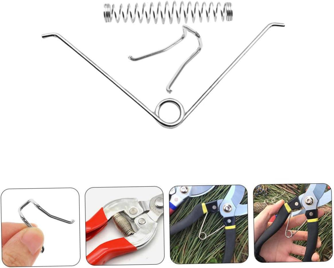 ORFOFE Pruner Metal Springs V-Shape Pruner Springs Replacement for Garden Supplies Pruning Shears
