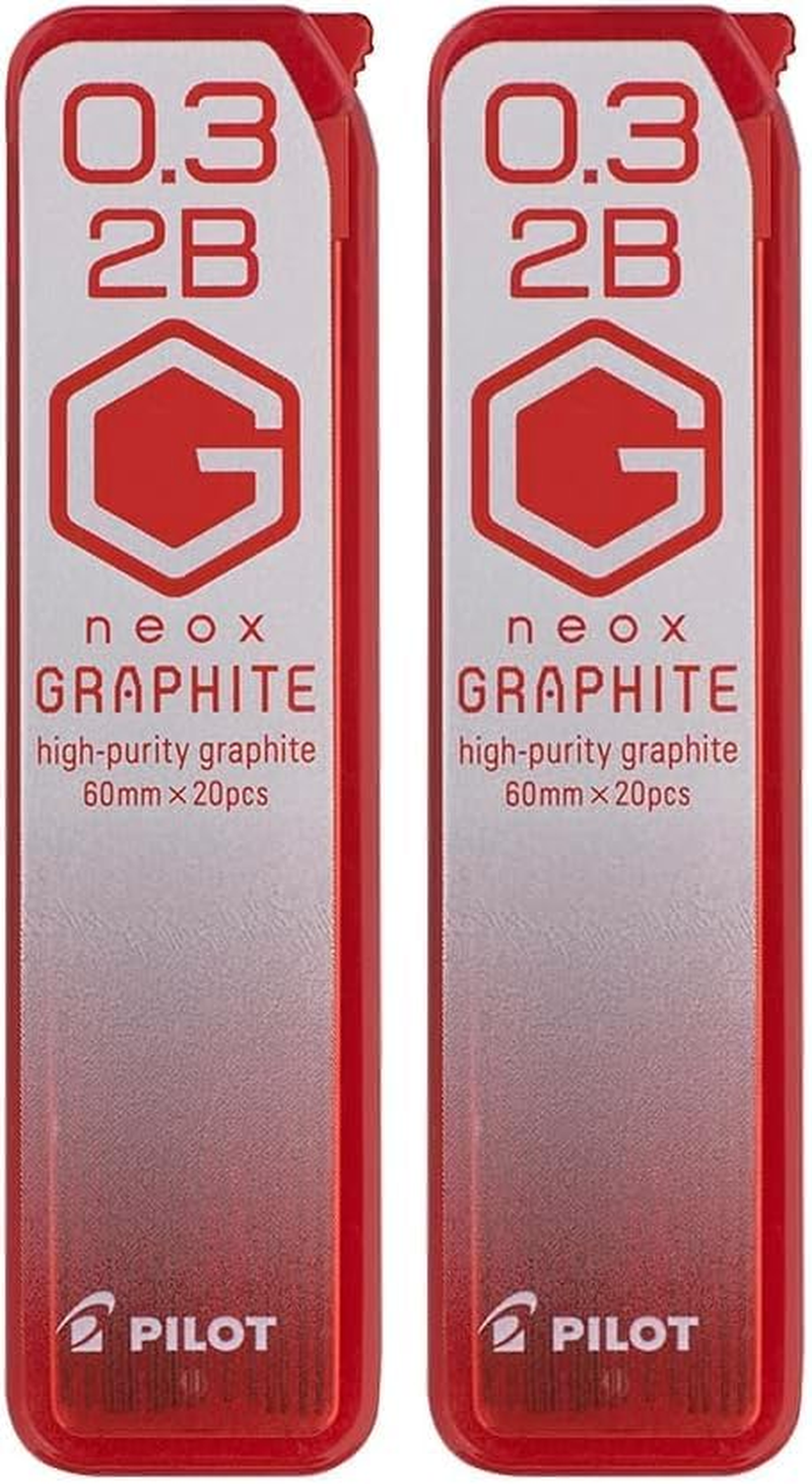 Pilot G Neox B Grade Graphite Mechanical Pencil Lead Refills, 0.3 Mm Lead Size image number 2