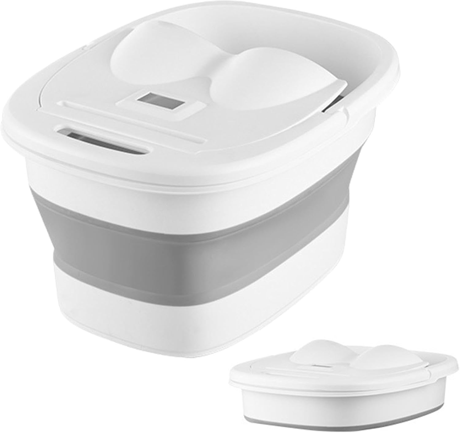 Massage Wheels Foot Massager, Home Spa Foot Detox Machine, Multifunctional Use Foot Bath, Toe Spa | Relaxing Toe Bath with Built in Phone Holder | Ideal for Toe Soaks and Massages image number 2