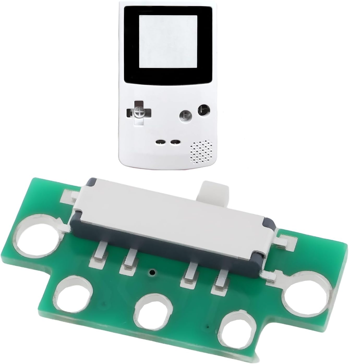 Emsea 2Pcs V2 Power Replacement Switch with PCB Compatible with Gameboy Color Compatible with Gameboy Pocket image number 4