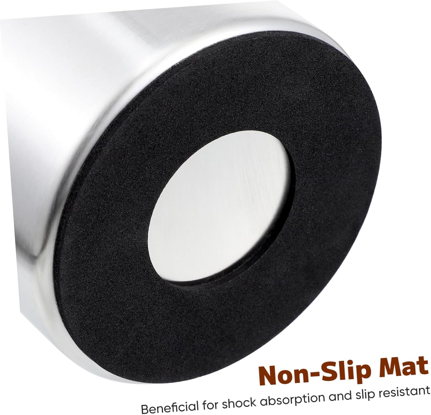 LOEFLIFA Stainless Steel Coffee Grounds Box for Espresso Machines Knock Bin for Home and Coffee Shop Use Easy to Clean Tea Ground Container Practical Waste Bucket image number 3