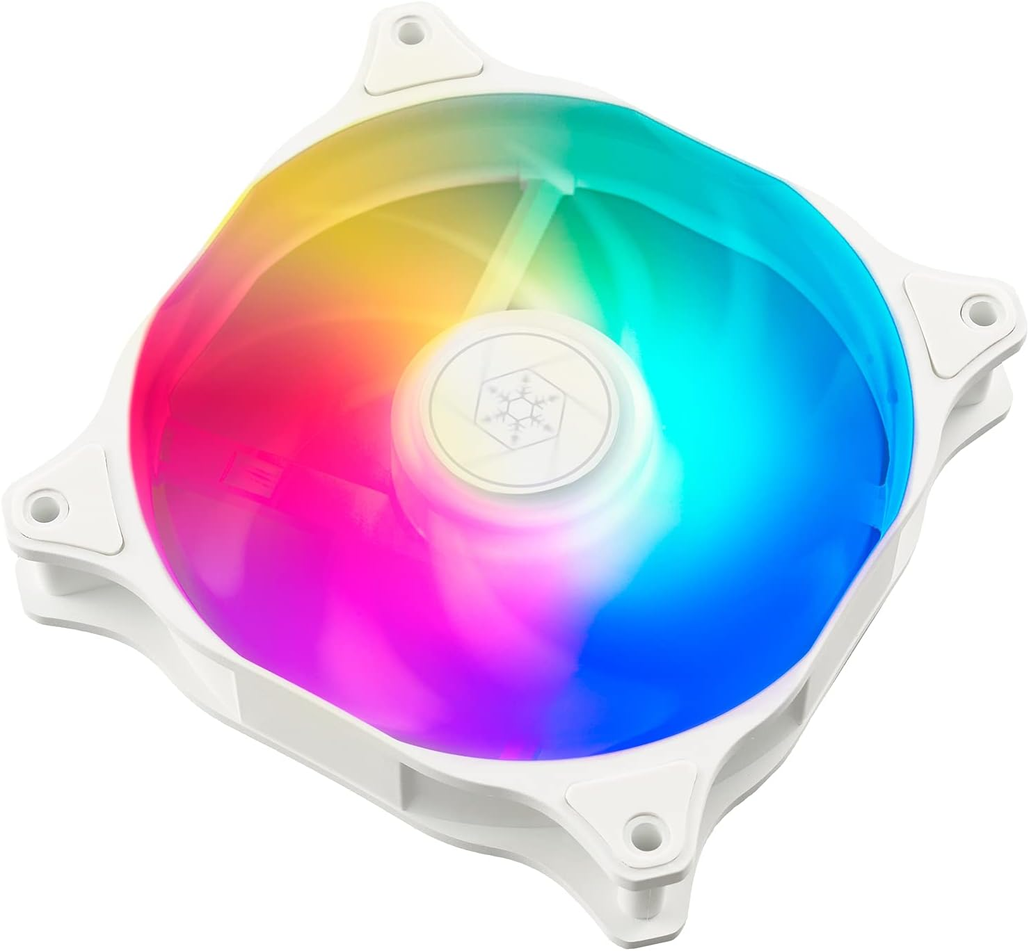 Silverstone Technology Air Blazer 120RW, PWM, ARGB, 120Mm, White Frame, Translucent Fan Blades, Hydro Bearing, SST-AB120RW-ARGB image number 2