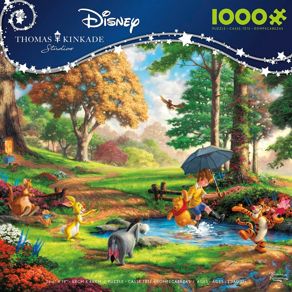 Ceaco - Thomas Kinkade - Disney - Winnie the Pooh - 1000 Piece Jigsaw Puzzle image number 2