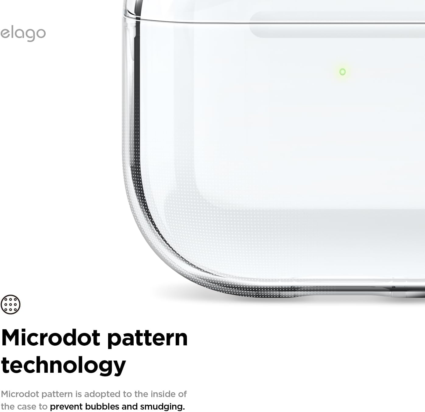 Elago Clear Case Compatible with Airpods 4Th Generation Case - Compatible with Airpods 4 Case, Carabiner Included, Reduced Yellowing, Wireless Charging, Shock Resistant, Full Protection (Transparent) image number 2