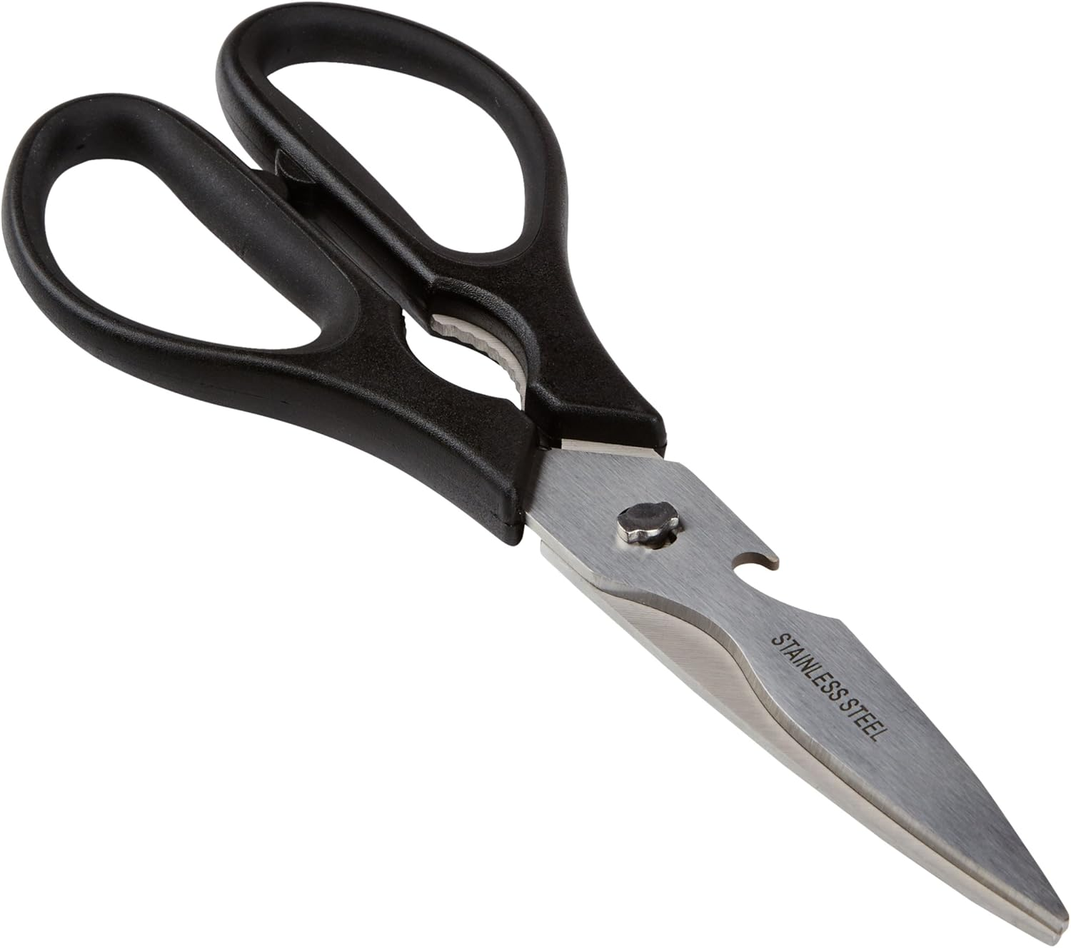 Amazon Basics Premium Multifunctional Kitchen Scissors, Black image number 4