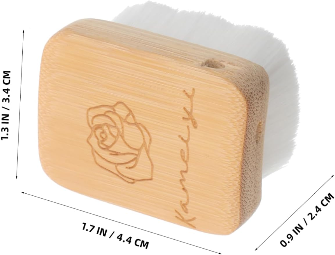 ELAYARD Nail Dust Cleaning Brush Soft Bristles Portable Nail Scrub Tool for Dust Removal Home and Salon Use Items image number 5