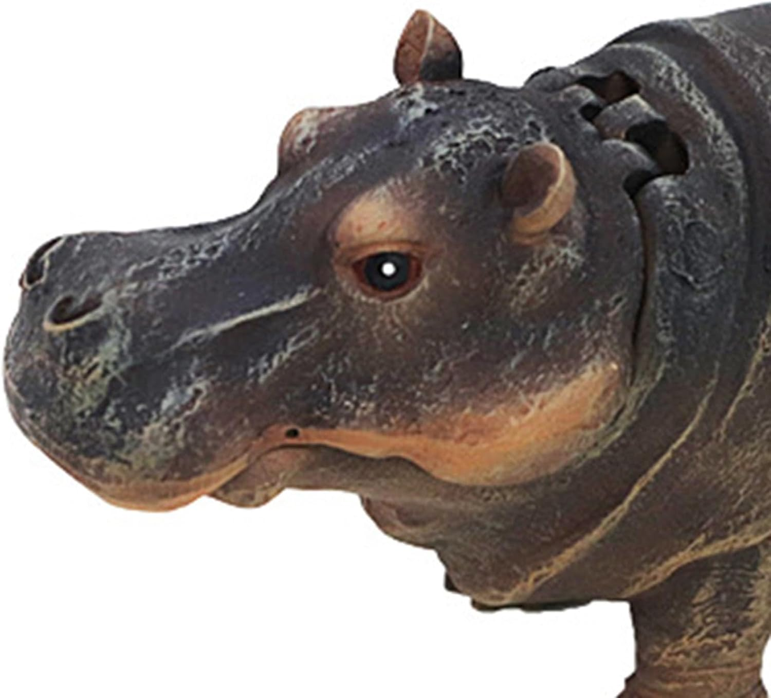 ＡＷＨＡＯ Fish Tank Bubbler Decoration, Air Bubbler, Hippo Sculpture, Resin Aquarium Ornament for Turtle Tank image number 6