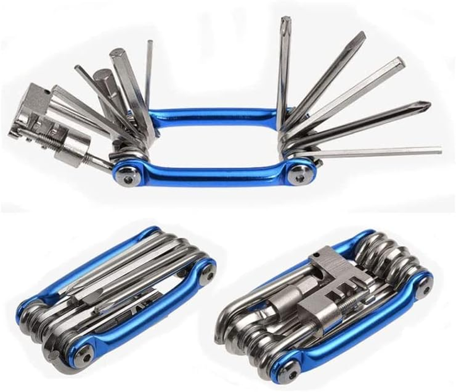 AIMALL 11-In-1 Bicycle Chain Multi-Function Portable Breaker Tool Repair Kit Extractor, All-Steel Construction, 2.95 X 1.61 Inches, Durable and Compact for Bike Maintenance image number 4