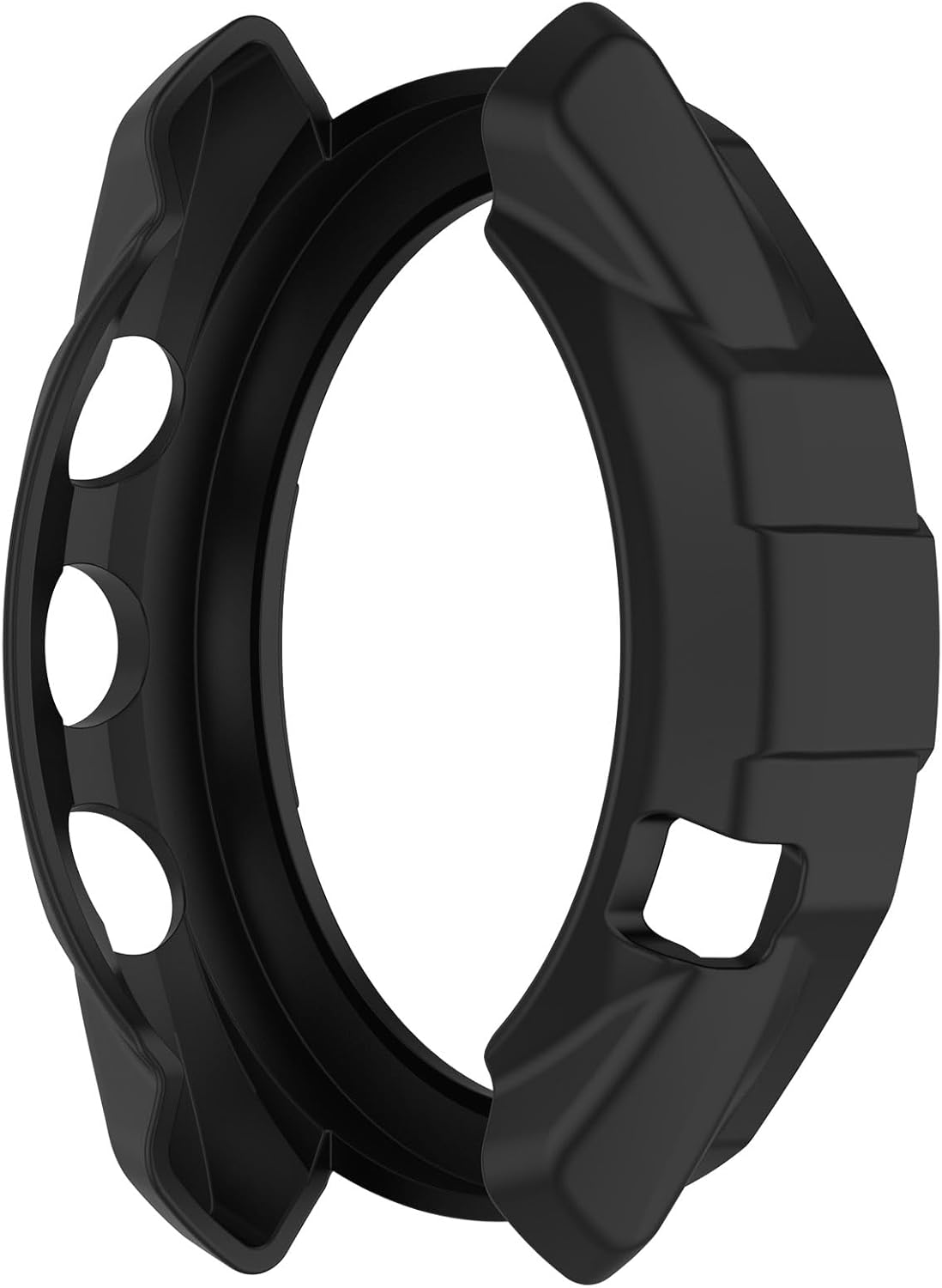 Screen Protector Case Intended for Garmin Approach S70(47Mm) Smartwatch Accessories Colorful Covers Scratched Resistant Full Protective Cover for Approach S70(47Mm) (Black) image number 1