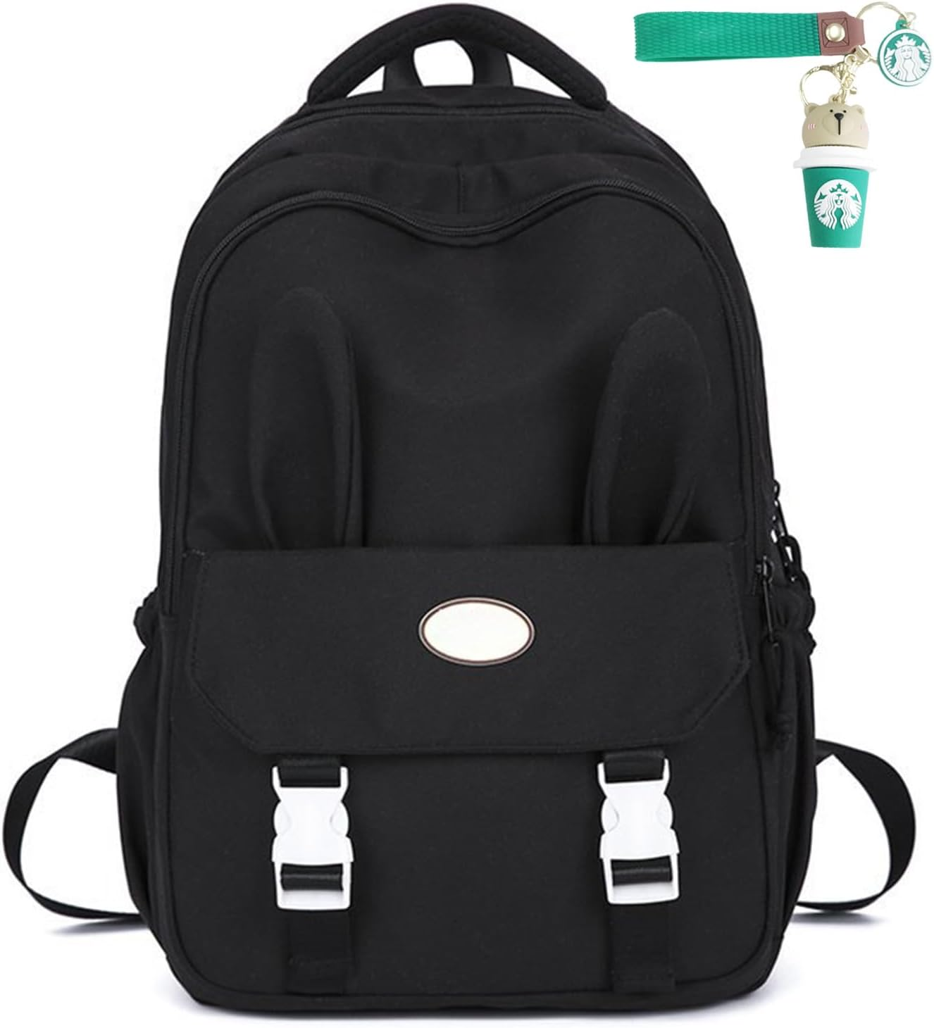 EIOYUMY Breathable Comfortable School Backpack, Cute Fashionable College Backpacks, Lightweight Large Capacity Multi-Pockets