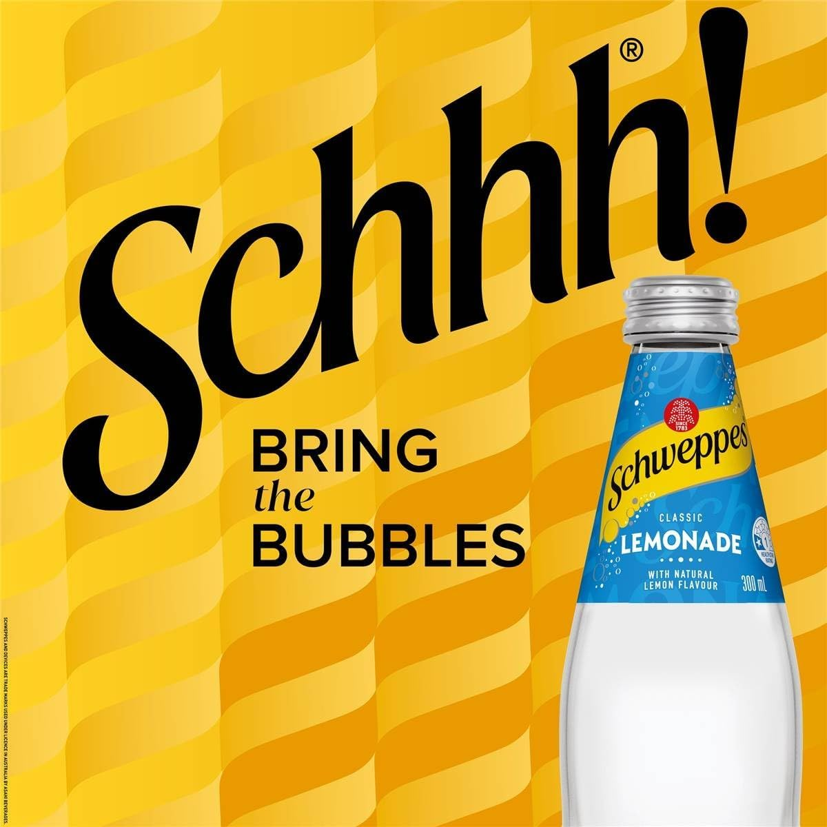 Schweppes Lemonade Soft Drink 300 Ml (Pack of 4) image number 2
