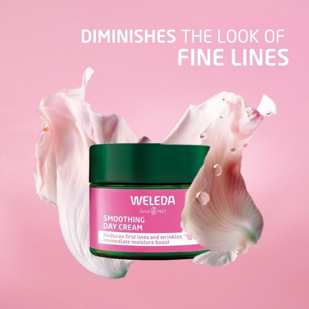 WELEDA Smoothing Day Cream - Wild Rose & White Tea 40Ml | Reduces First Lines & Wrinkles | Vitamin C Effect image number 1
