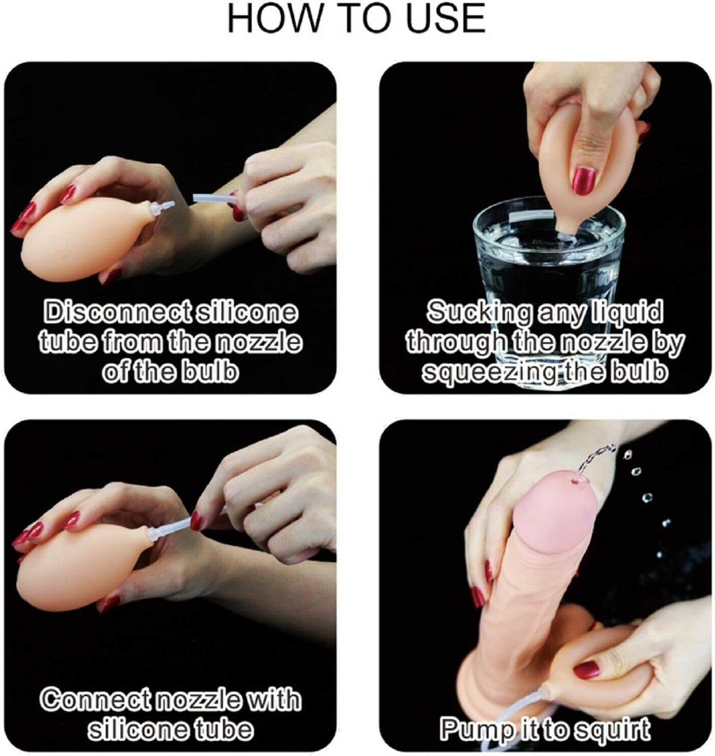 Realistic Squirting Dildo Sex Toy - 8.5" Inch Ejaculating Penis with Strong Suction Cup for Hands-Free Play, Softee G-Spot Anal Dildos, Anal Prostate Dildos Adult Sex Toys for Women Men Couple Pleasure image number 1